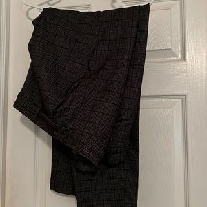 Black/white/burgundy